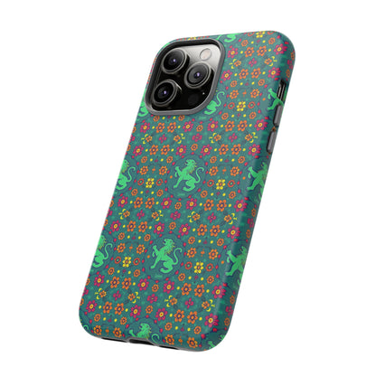 Tough Cases, Leo, Zodiac v3, Flower Pattern