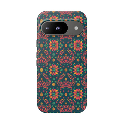 Tough Cases, Cancer, Zodiac v4, Flower Pattern