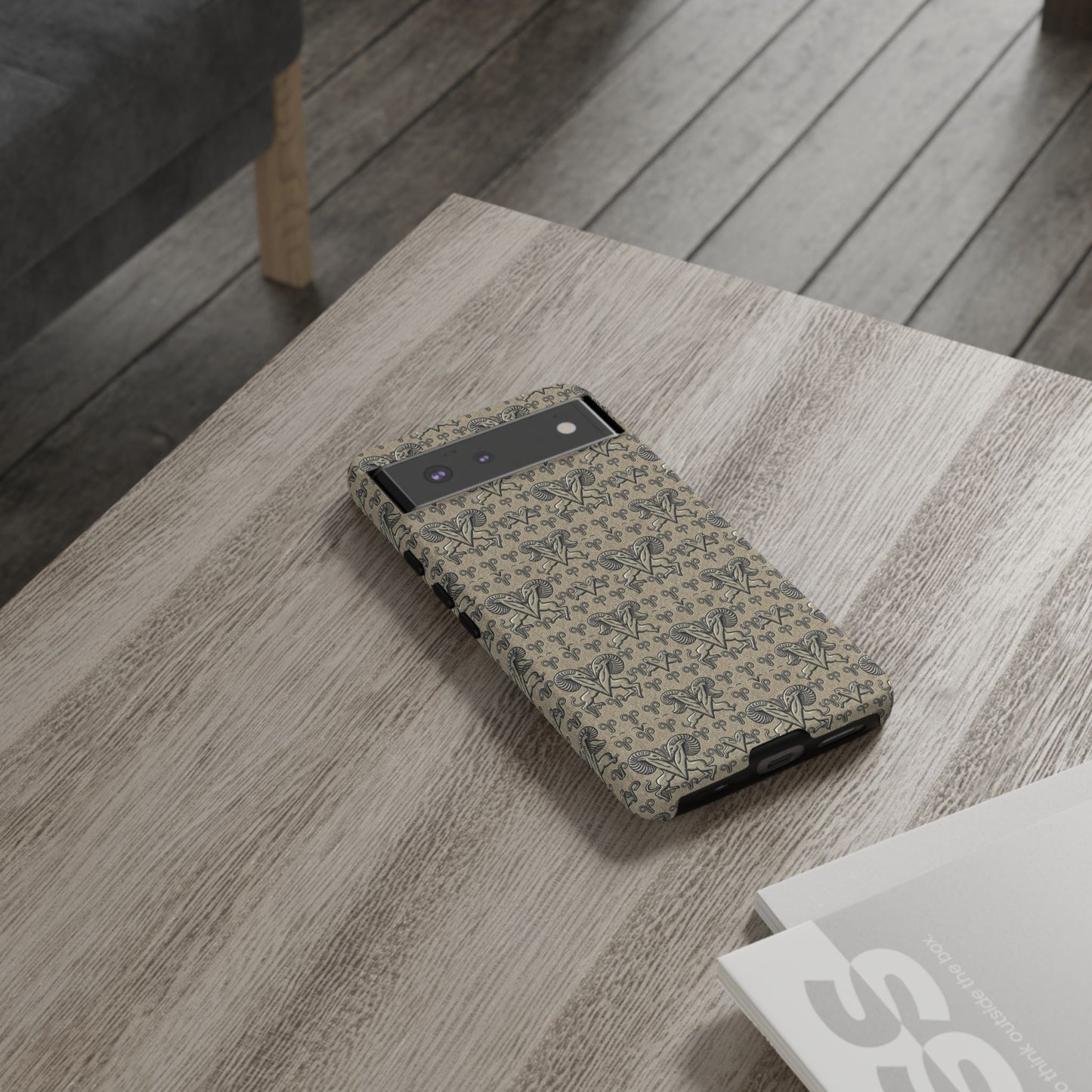 Tough Cases, Aries, Zodiac, Metal Pattern