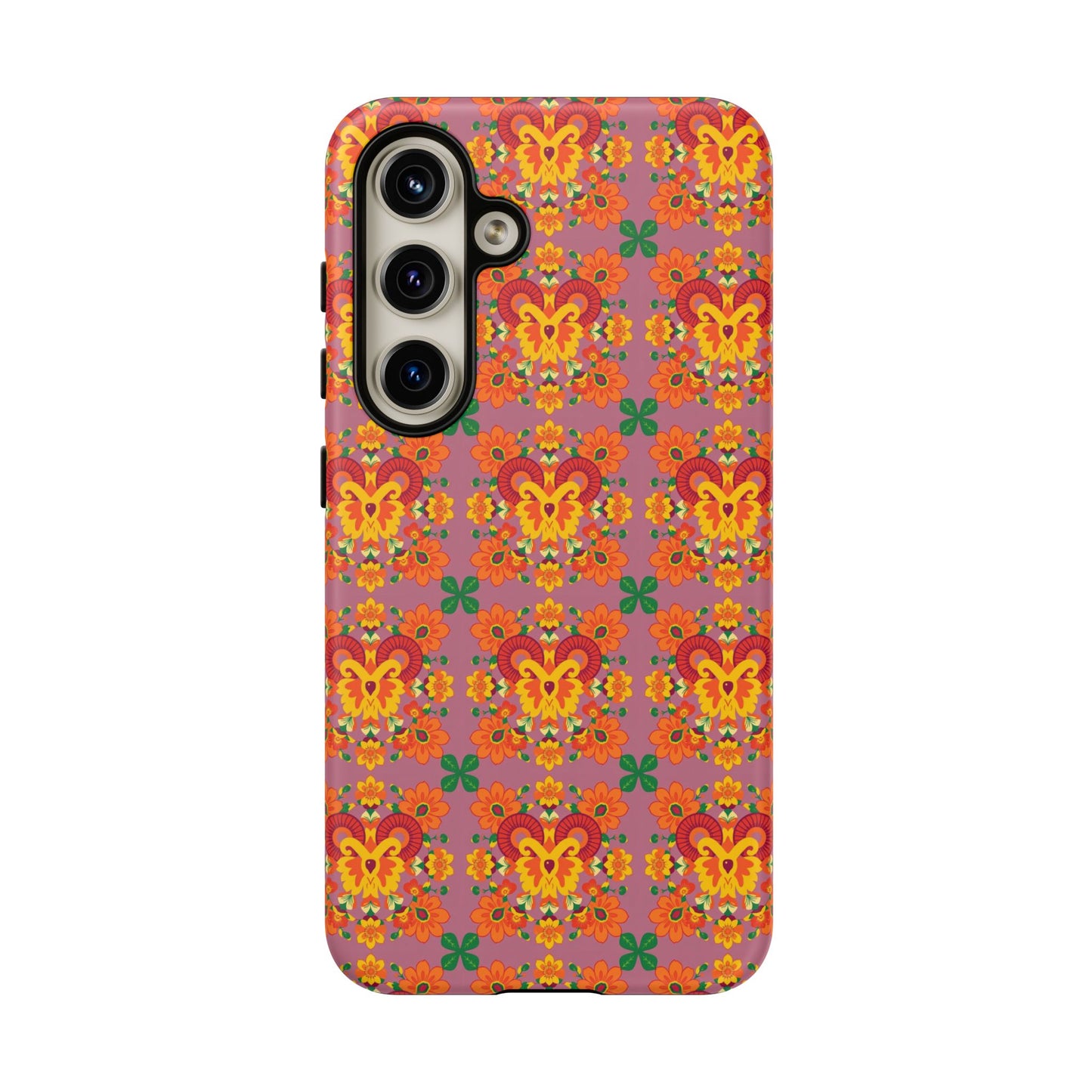Tough Cases, Aries, Zodiac v1, Flower Pattern