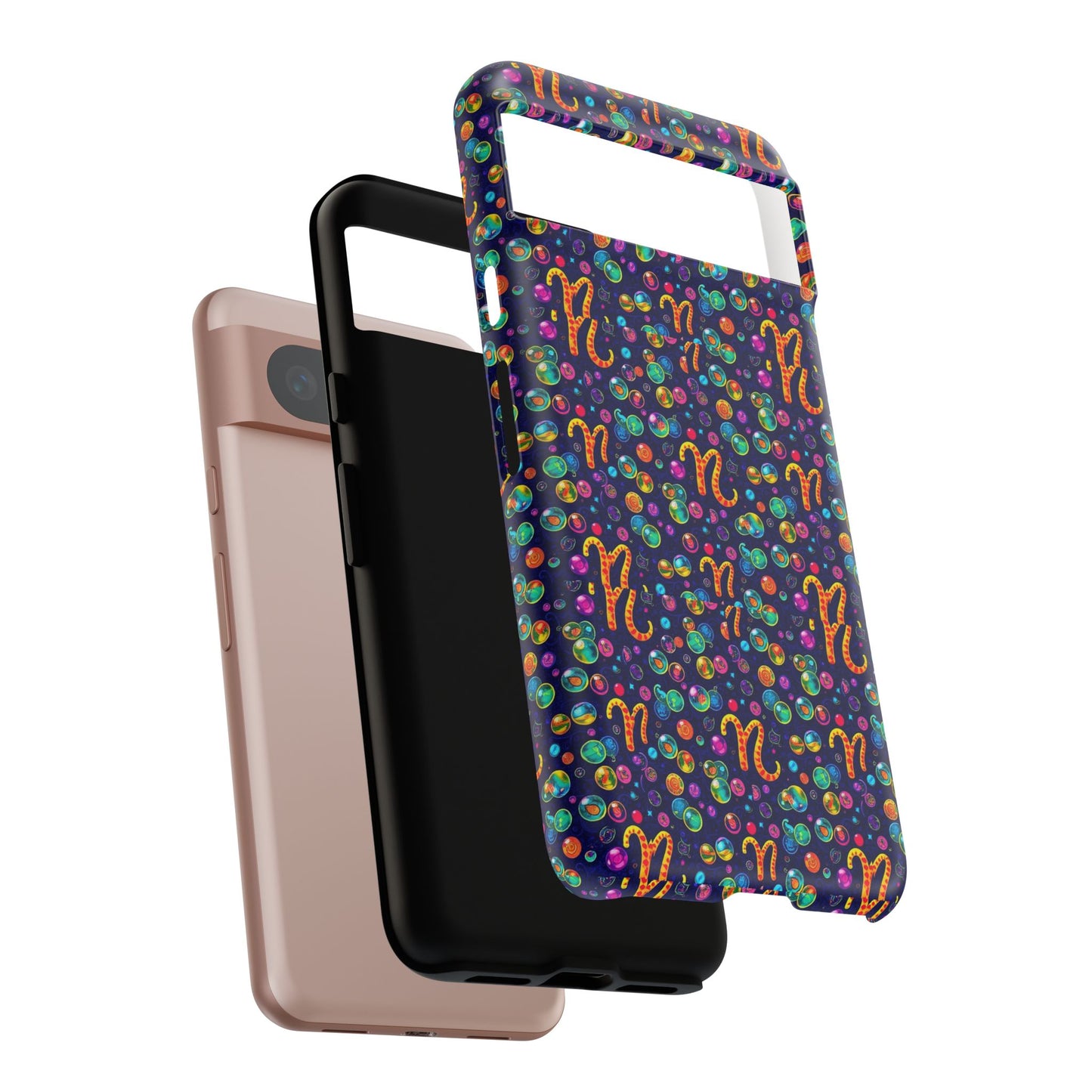Tough Cases, Aquarius, Zodiac, Bubble Pattern
