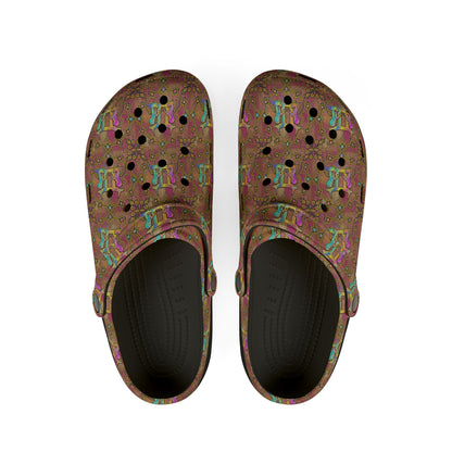 EVA Foam Rubber Shoes, (AOP), Gemini, Zodiac v4, Pattern