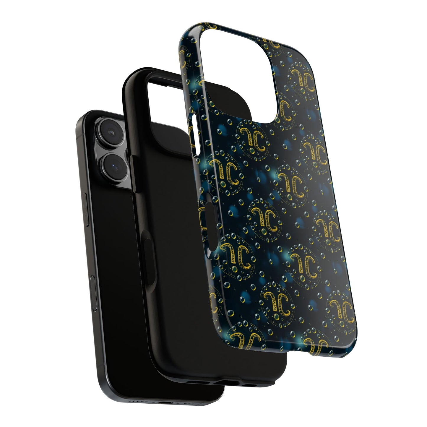Tough Cases, Aquarius, Zodiac v2, Bubble Pattern
