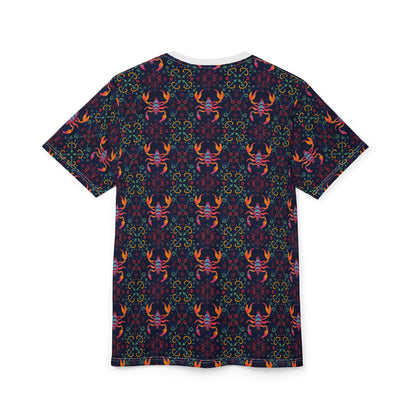 Unisex Cut & Sew T-Shirt, AOP, Scorpio, Zodiac, Pattern
