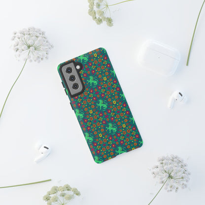 Tough Cases, Leo, Zodiac v3, Flower Pattern