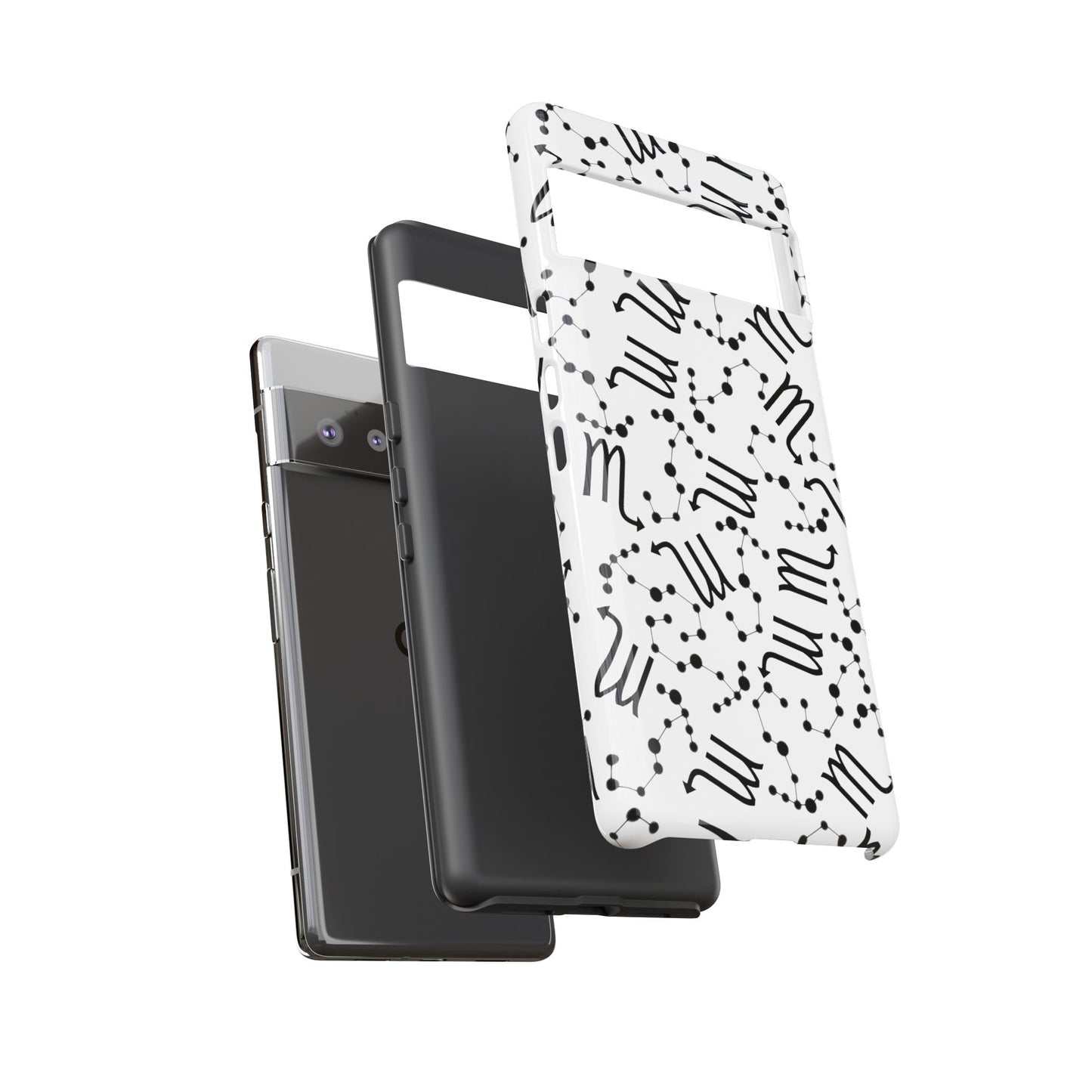 Tough Cases with the Scorpio Zodiac sign for iPhone, Samsung Galaxy, and Google Pixel devices