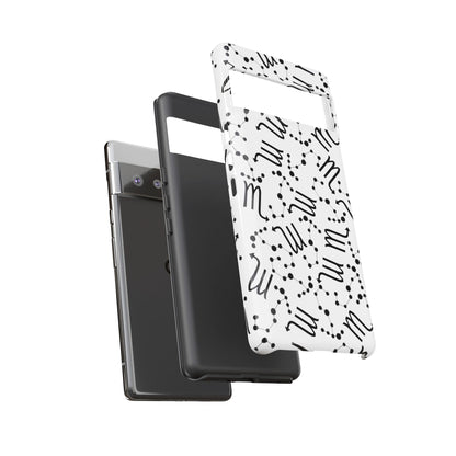 Tough Cases with the Scorpio Zodiac sign for iPhone, Samsung Galaxy, and Google Pixel devices