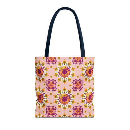 Tote Bag (AOP), Sagittarius, Zodiac, Flower Pattern