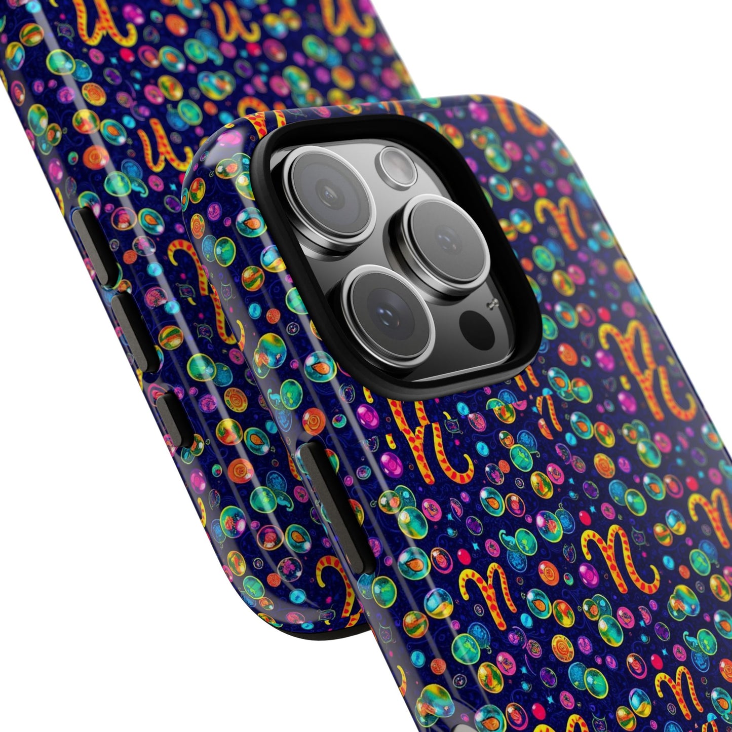 Tough Cases, Aquarius, Zodiac, Bubble Pattern