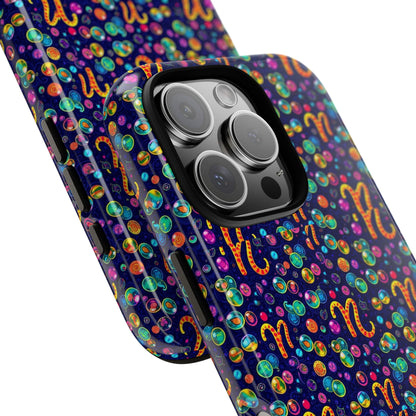 Tough Cases, Aquarius, Zodiac, Bubble Pattern