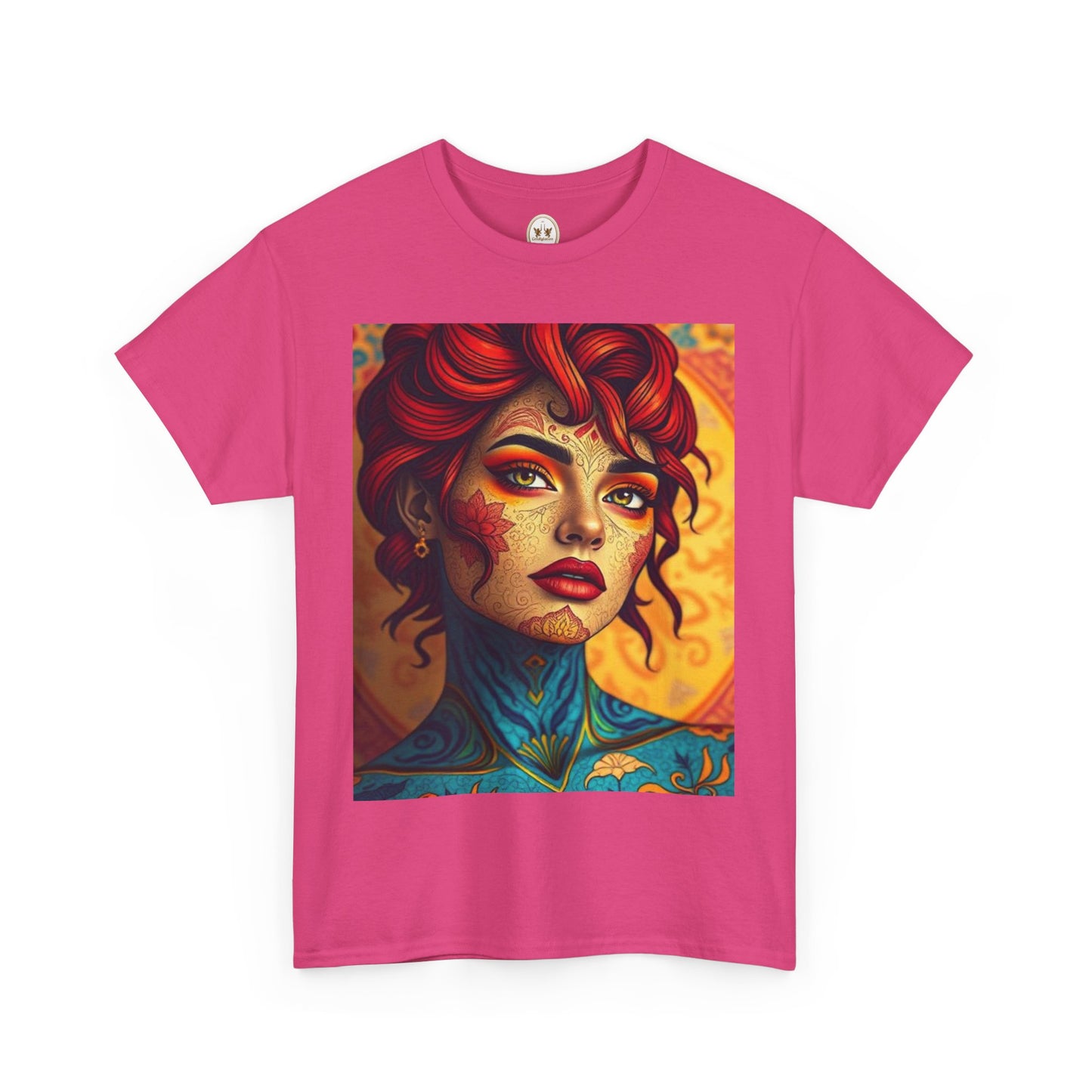 Unisex Heavy Cotton T-Shirt, Aquarius, Zodiac, Sexy Art