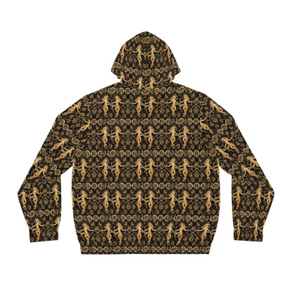Full-Zip Hoodie (AOP), Gemini, Zodiac v2, Pattern