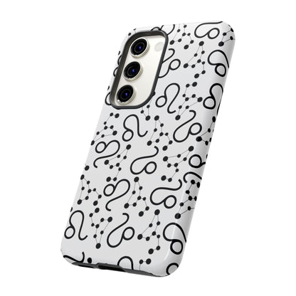 Tough Cases with the Leo Zodiac sign for iPhone, Samsung Galaxy, and Google Pixel devices