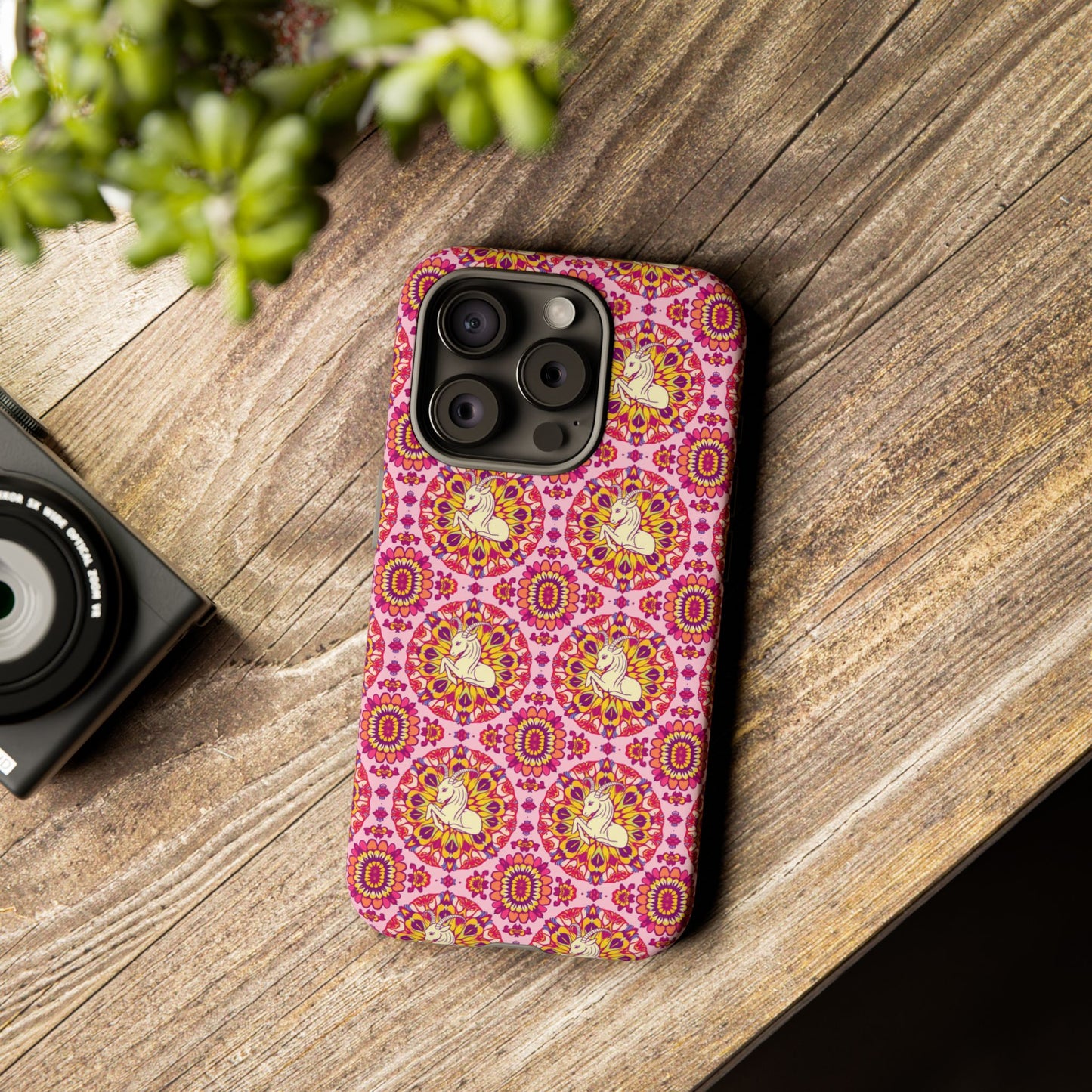 Tough Cases, Capricorn, Zodiac v4, Flower Pattern