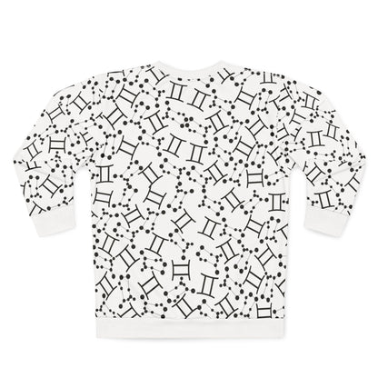 Zodiac AOP Unisex Sweatshirt Gemini Zodiac Sign