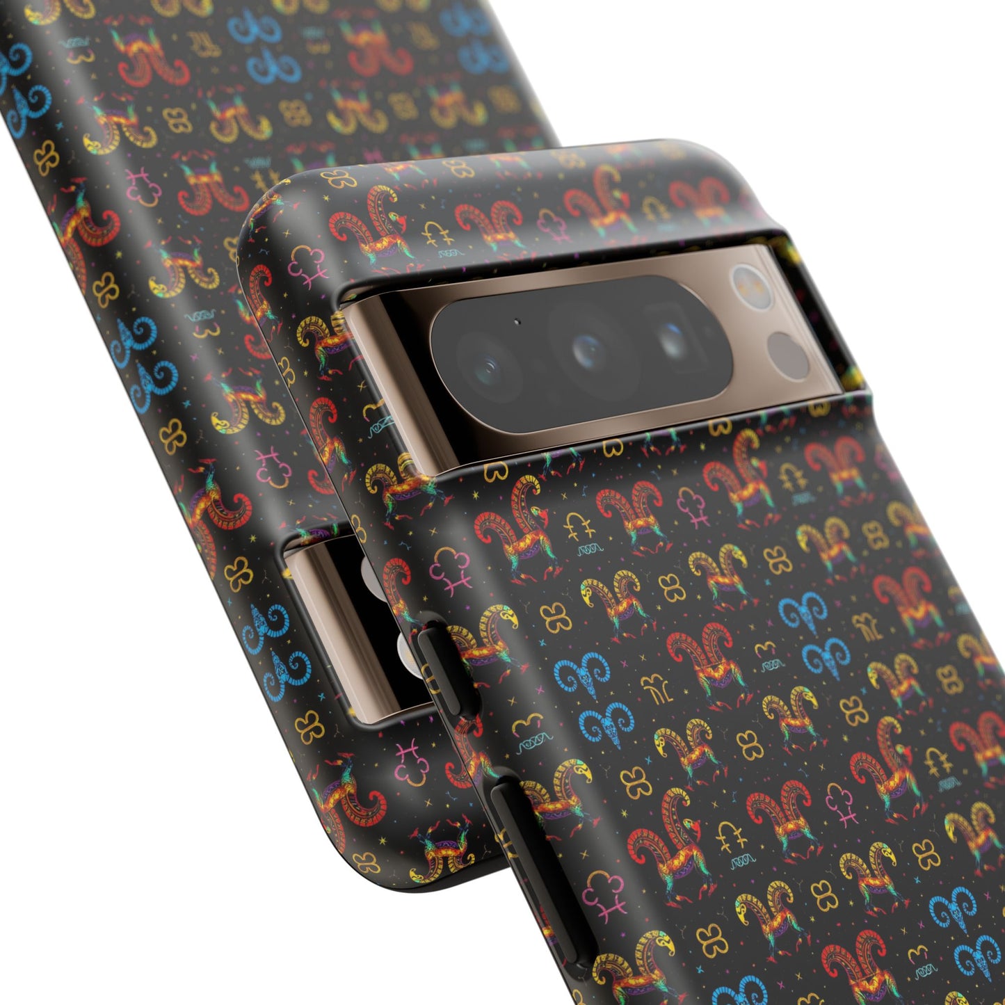 Tough Cases, Aries, Zodiac v1, Metal Pattern