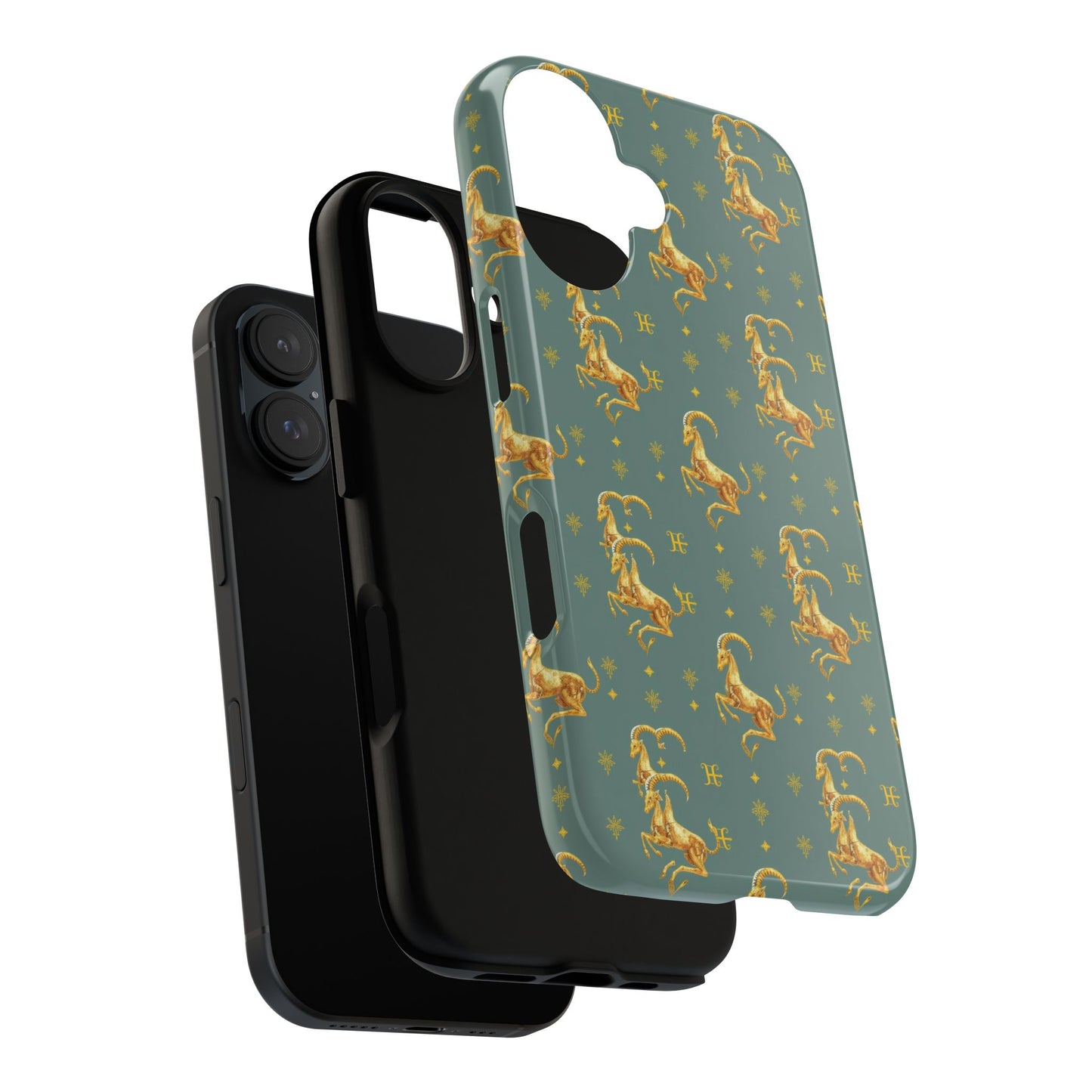 Tough Cases, Capricorn, Zodiac v1, Metal Pattern