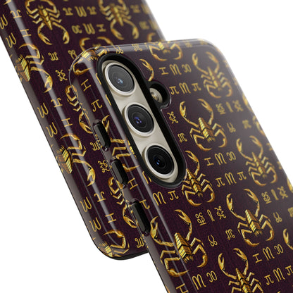 Tough Cases, Scorpio, Zodiac v2, Metal Pattern