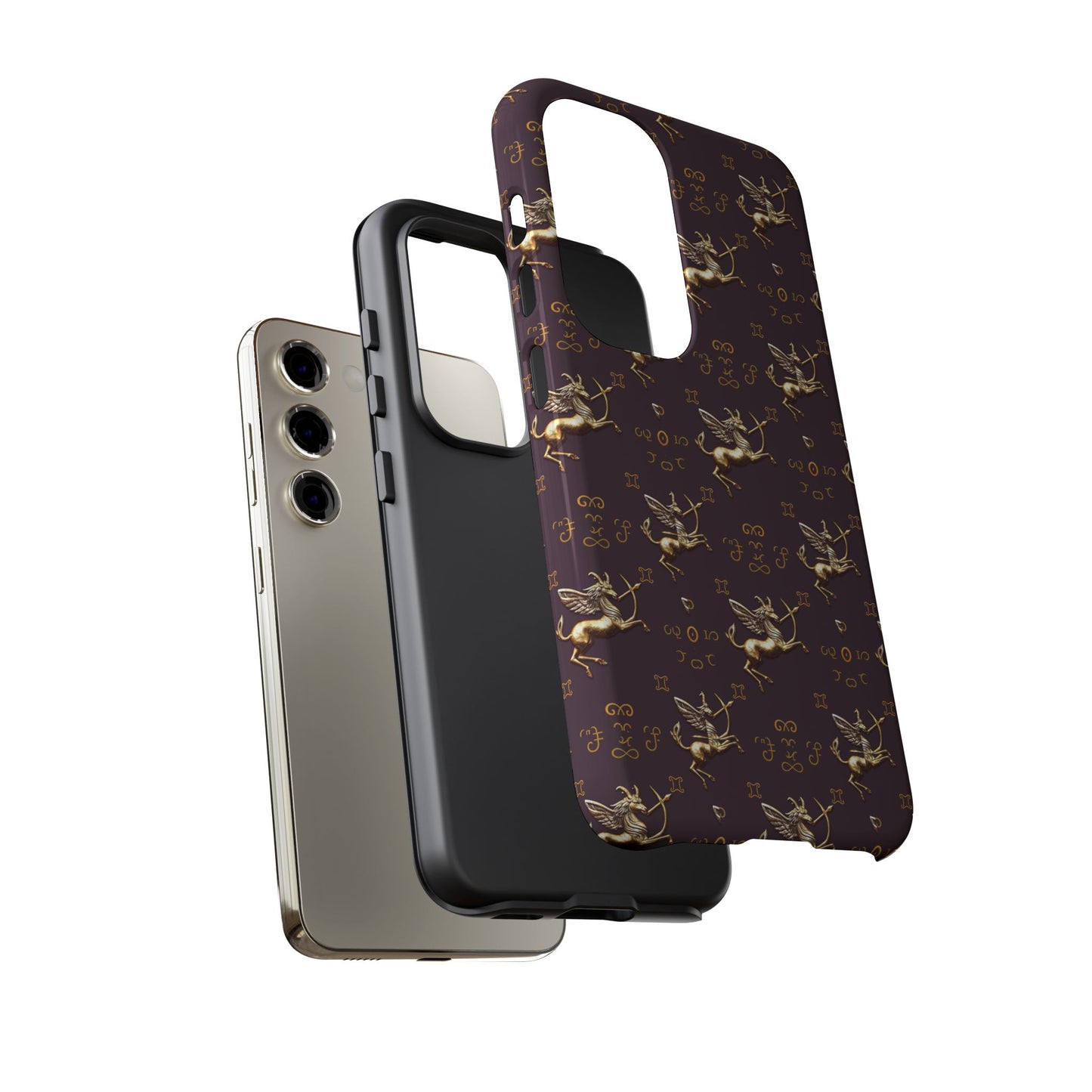 Tough Cases, Sagittarius, Zodiac v3, Metal Pattern