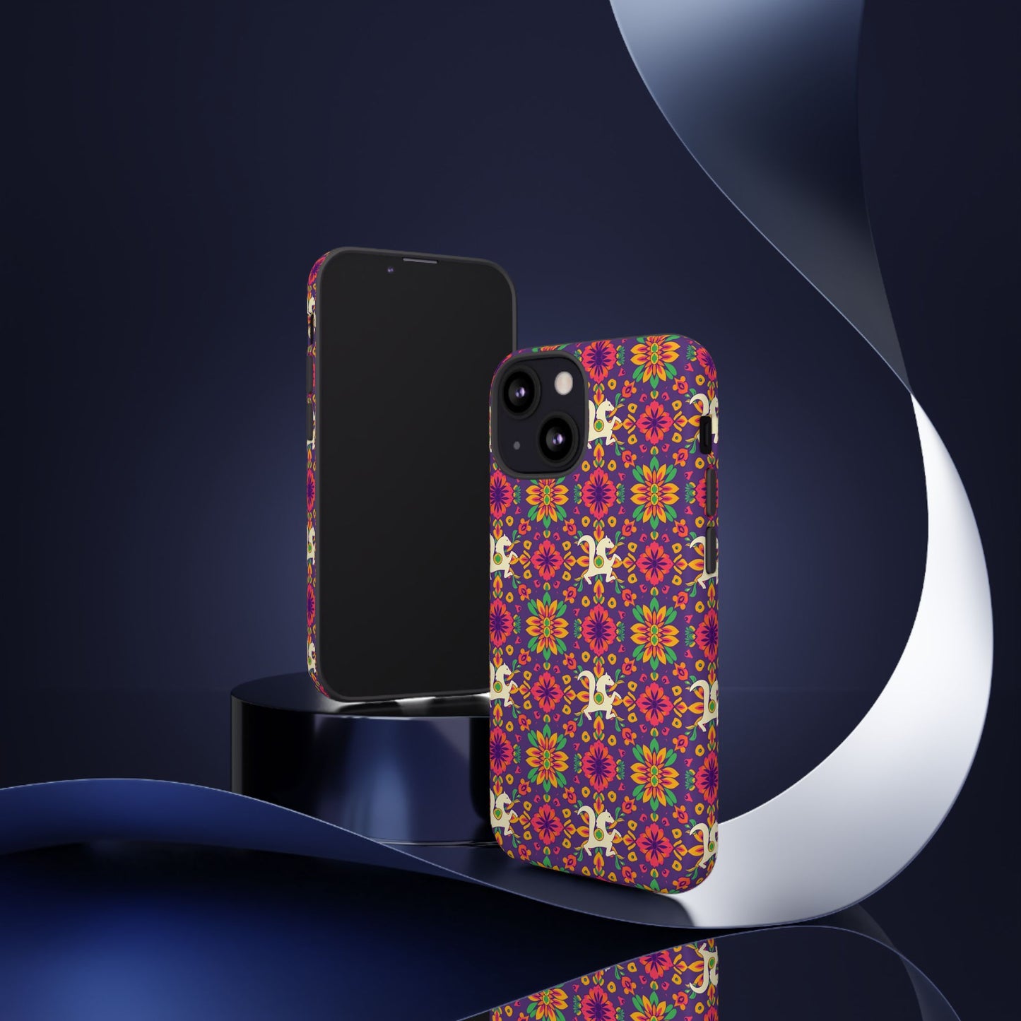 Tough Cases, Aquarius, Zodiac v1, Flower Pattern