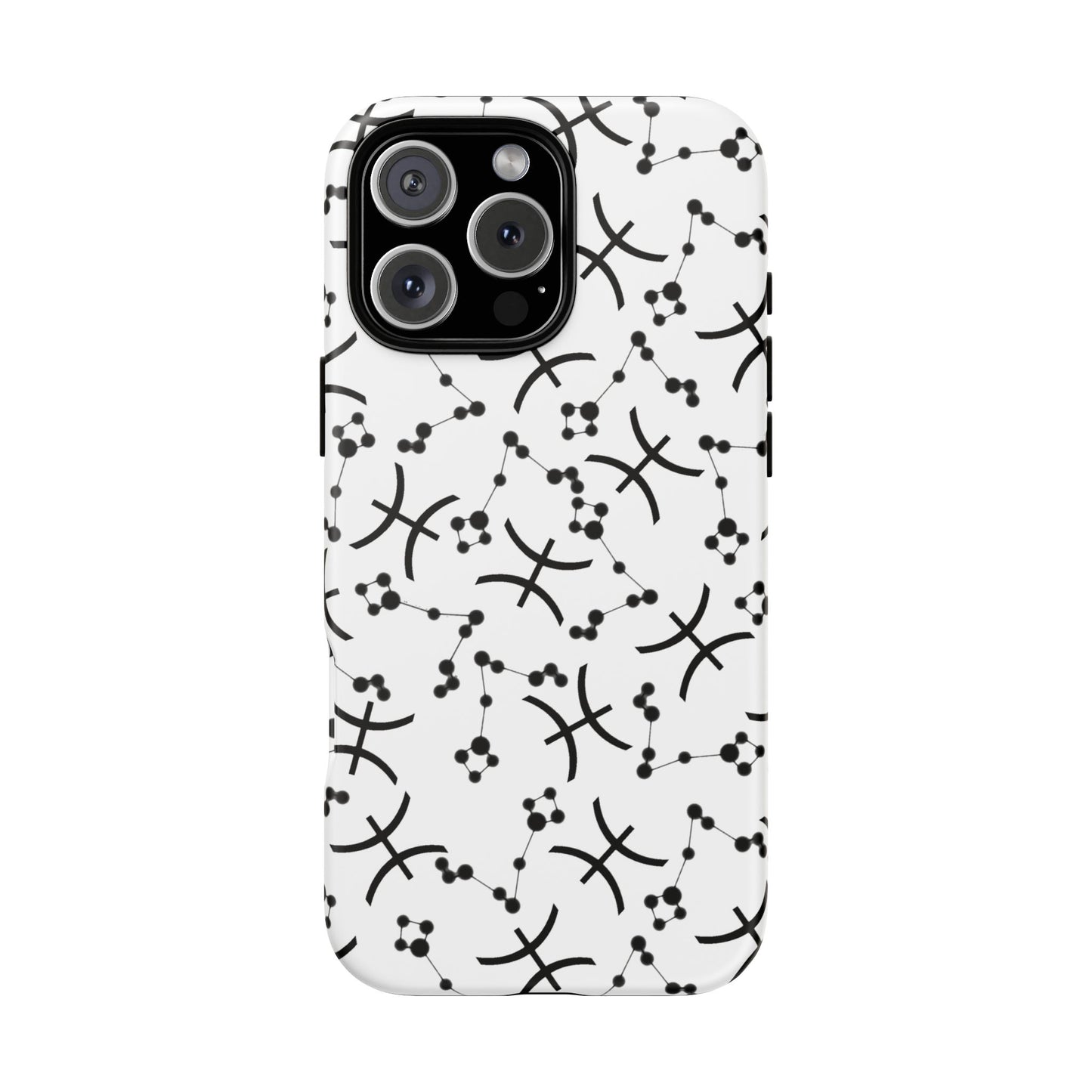 Tough Cases with the Pisces Zodiac sign for iPhone, Samsung Galaxy, and Google Pixel devices