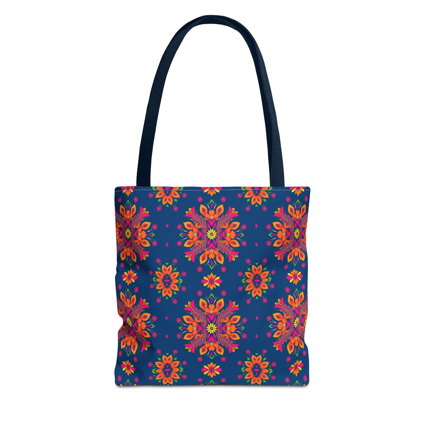 Tote Bag (AOP), Gemini, Zodiac v2, Flower Pattern