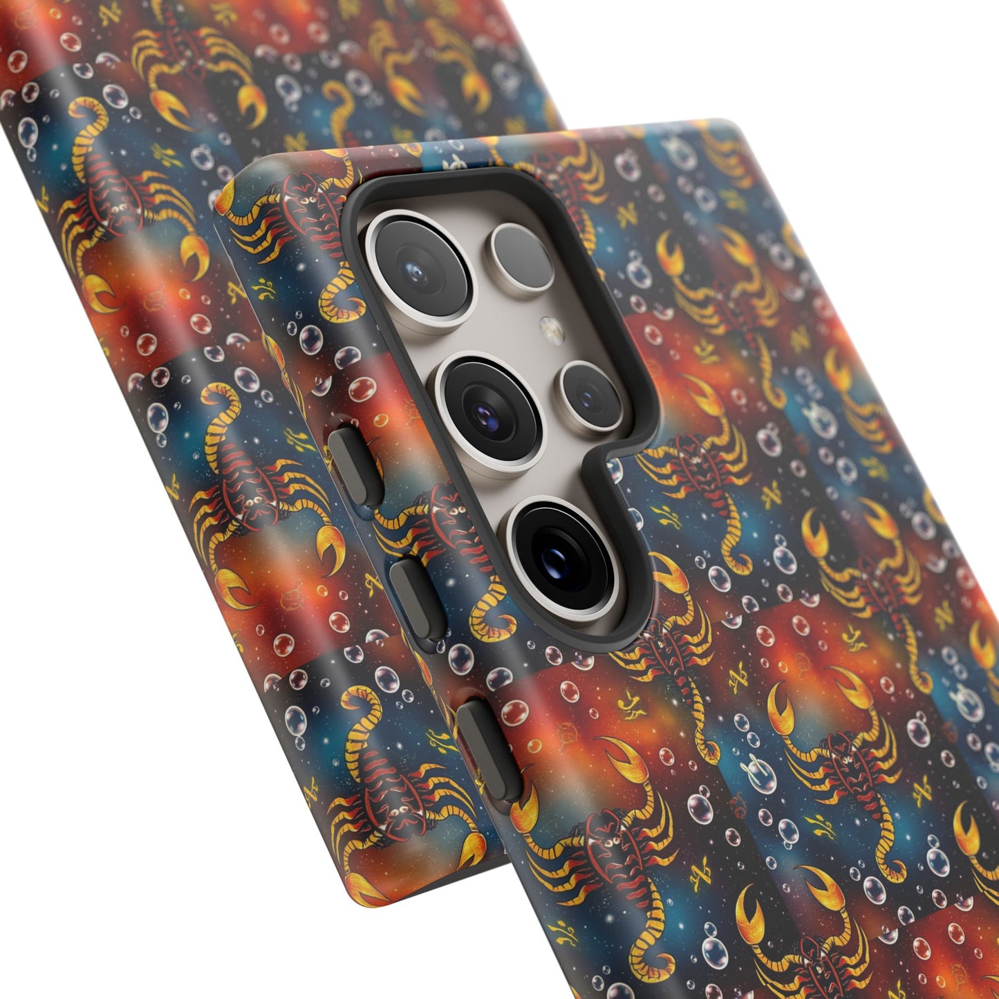 Tough Cases, Scorpio, Zodiac v2, Bubble Pattern