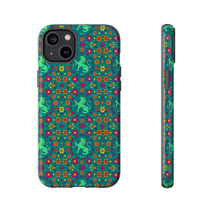 Tough Cases, Leo, Zodiac v3, Flower Pattern