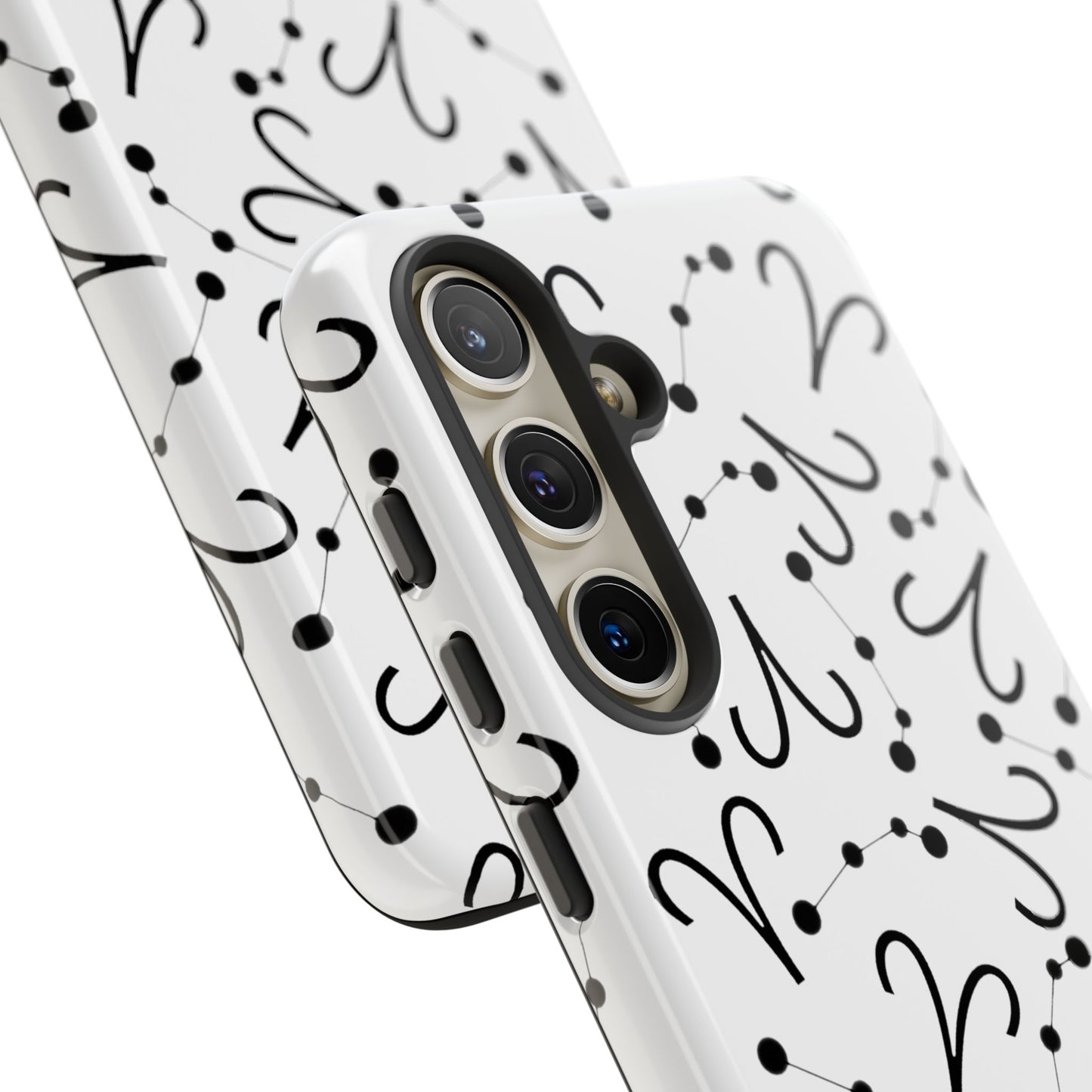 Tough Cases with the Aries Zodiac sign for iPhone, Samsung Galaxy, and Google Pixel devices