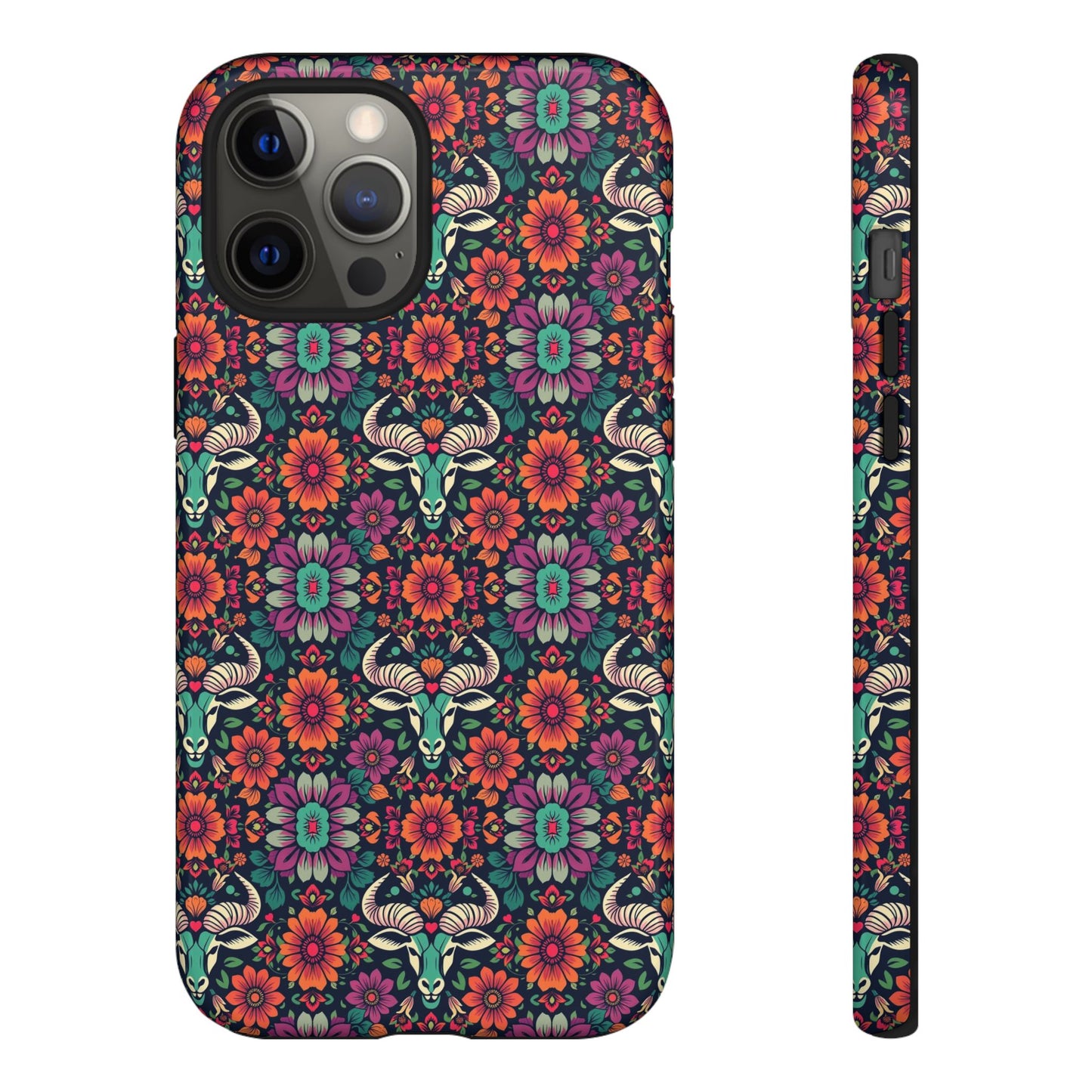 Tough Cases, Taurus, Zodiac v4, Flower Pattern