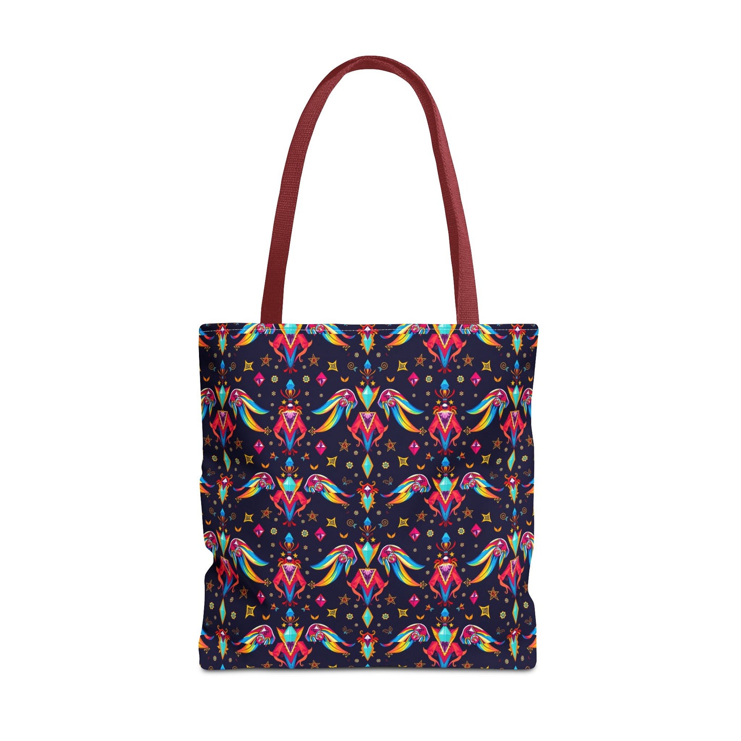 Tote Bag (AOP), Virgo, Zodiac v1, Jewel Pattern