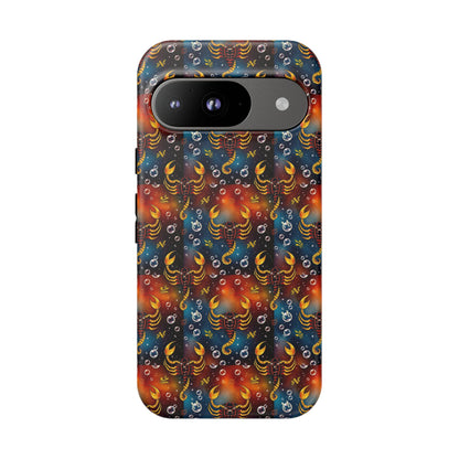 Tough Cases, Scorpio, Zodiac v2, Bubble Pattern