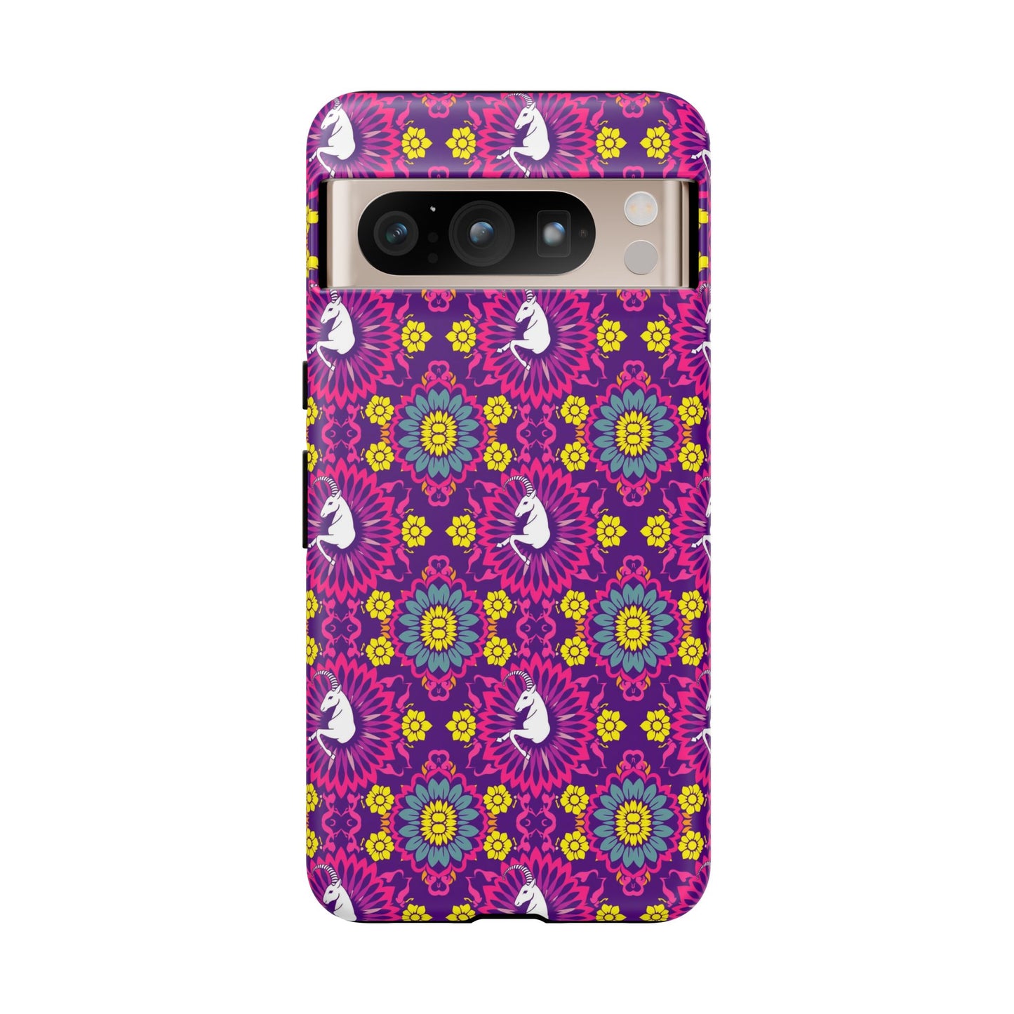 Tough Cases, Capricorn, Zodiac, Flower Pattern
