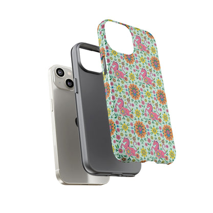 Tough Cases, Aquarius, Zodiac, Flower Pattern