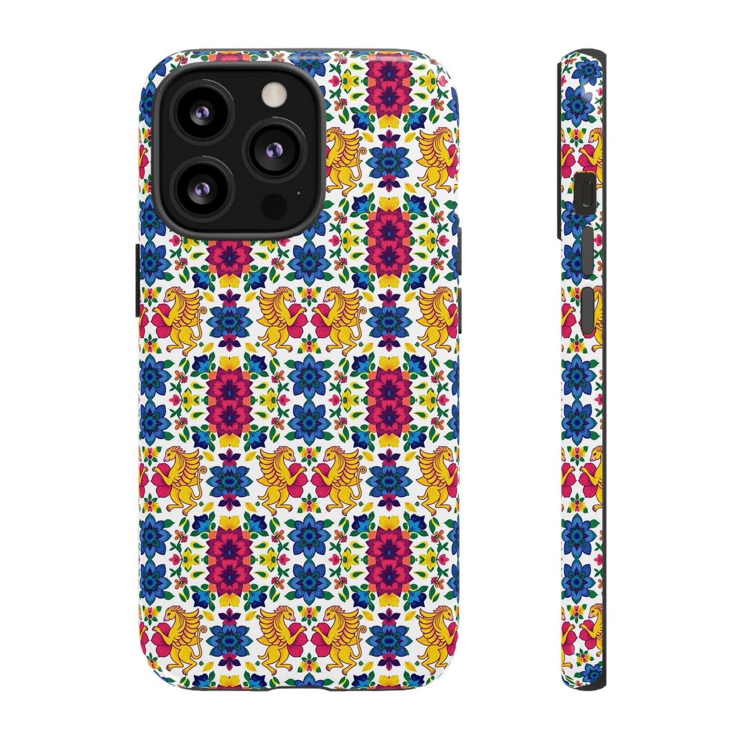 Tough Cases, Gemini, Zodiac, Flower Pattern