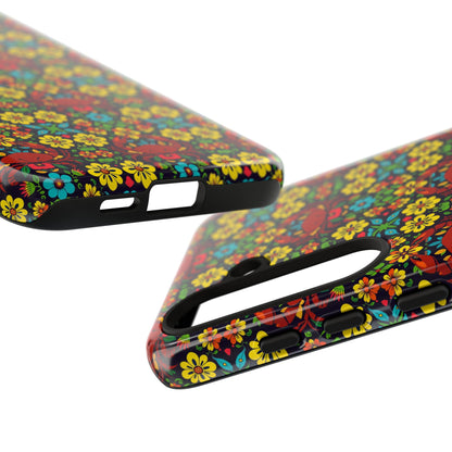 Tough Cases, Cancer, Zodiac v2, Flower Pattern