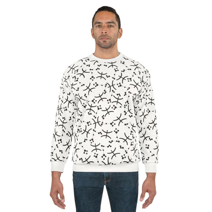 Zodiac AOP Unisex Sweatshirt Pisces Zodiac Sign