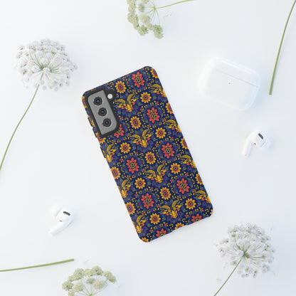 Tough Cases, Taurus, Zodiac v3, Flower Pattern