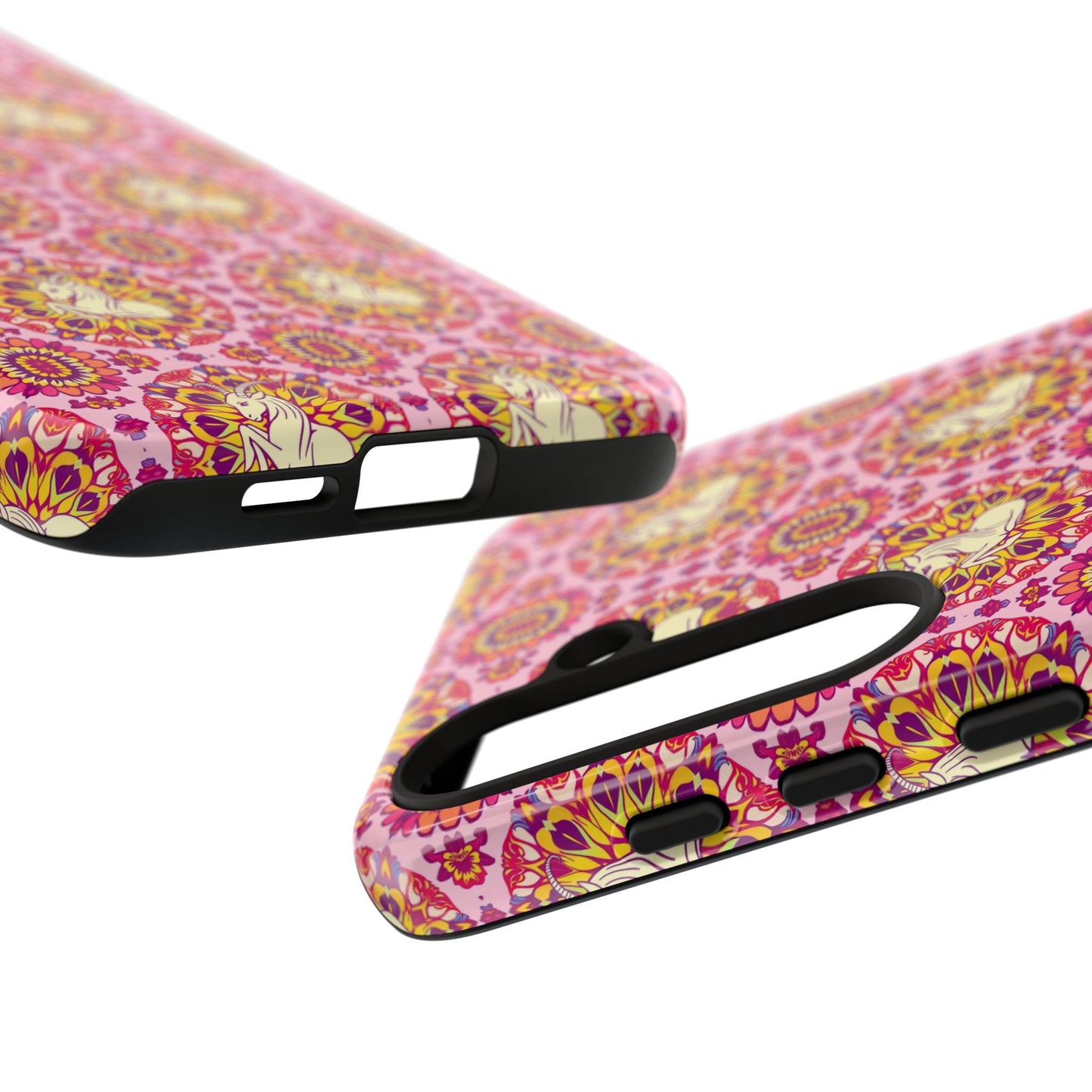 Tough Cases, Capricorn, Zodiac v4, Flower Pattern