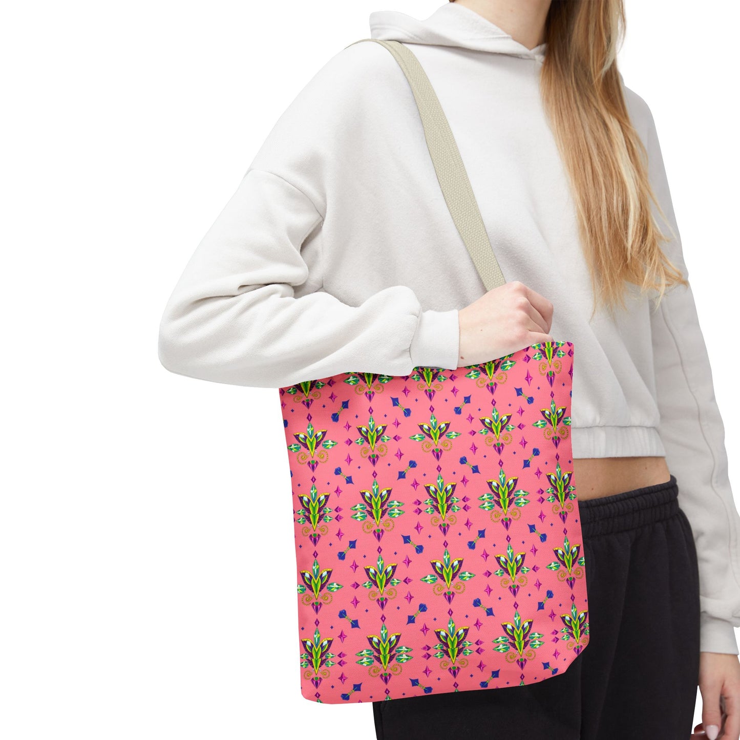 Tote Bag (AOP), Aquarius, Zodiac, Jewel Pattern