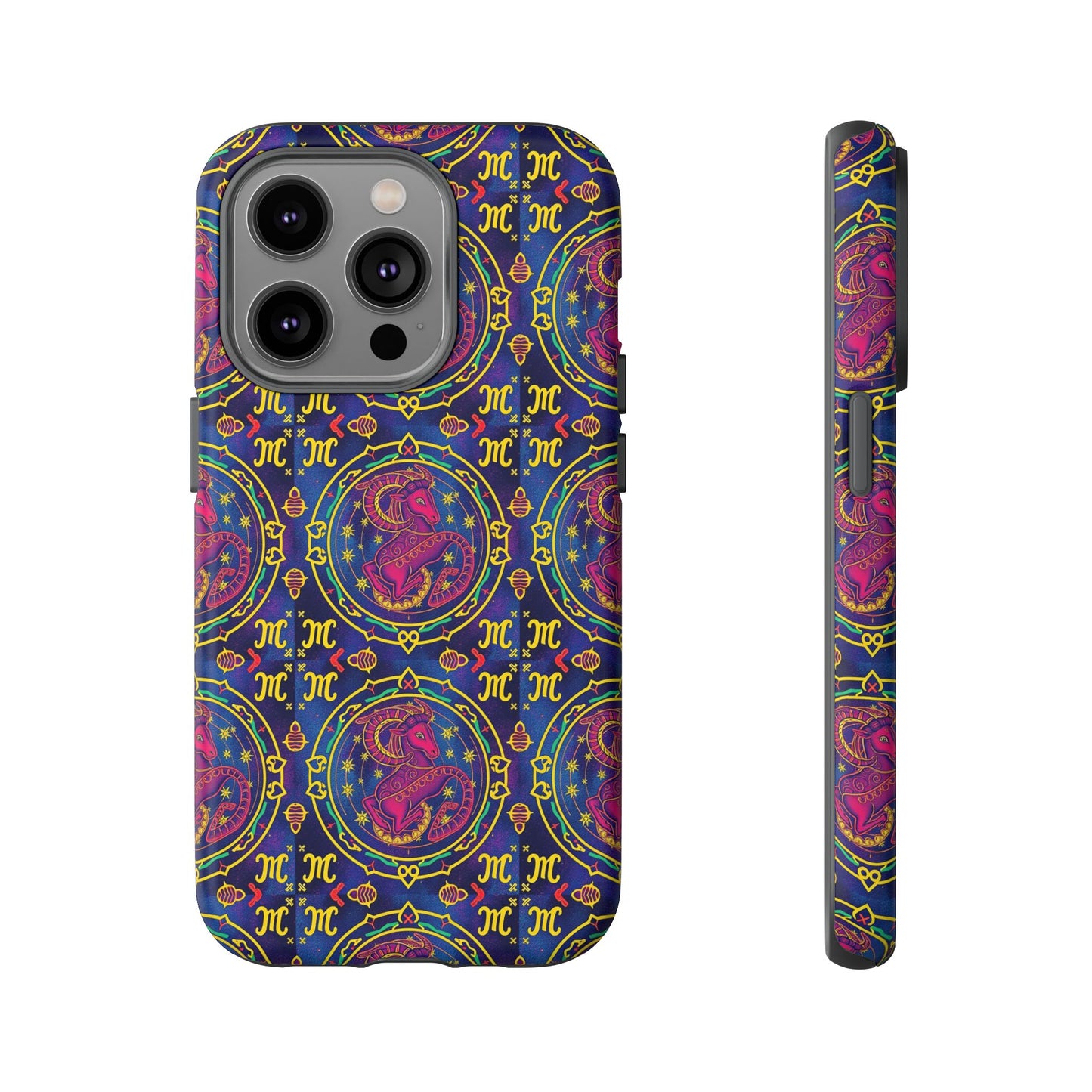 Tough Cases, Capricorn, Zodiac, Metal Pattern