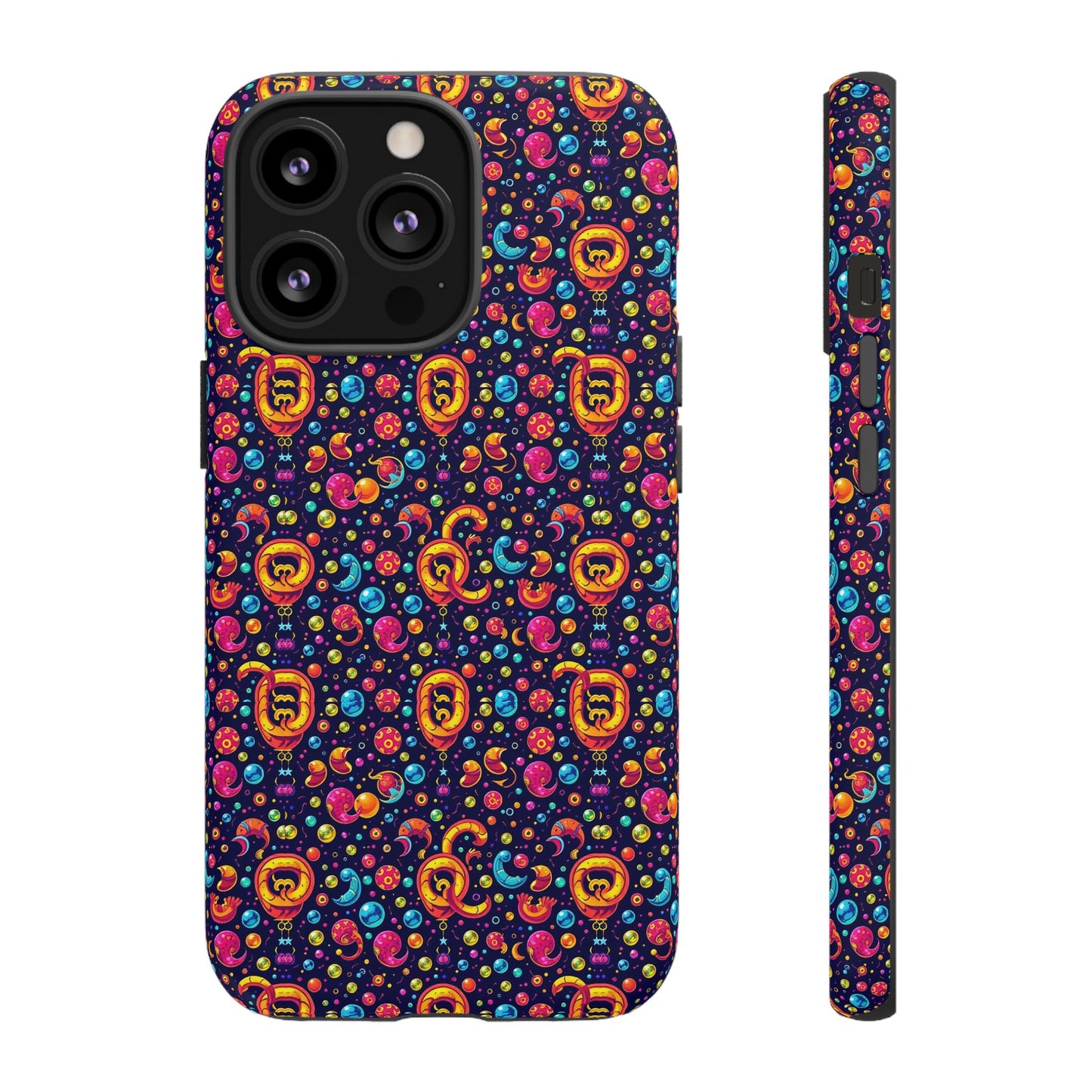 Tough Cases, Aquarius, Zodiac v1, Bubble Pattern