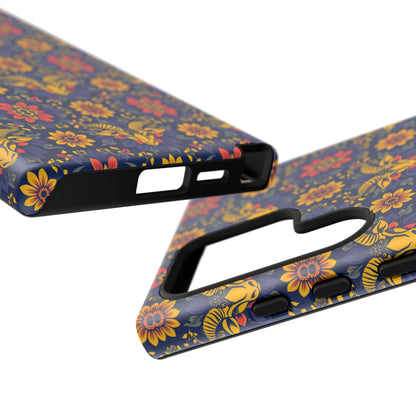 Tough Cases, Taurus, Zodiac v3, Flower Pattern