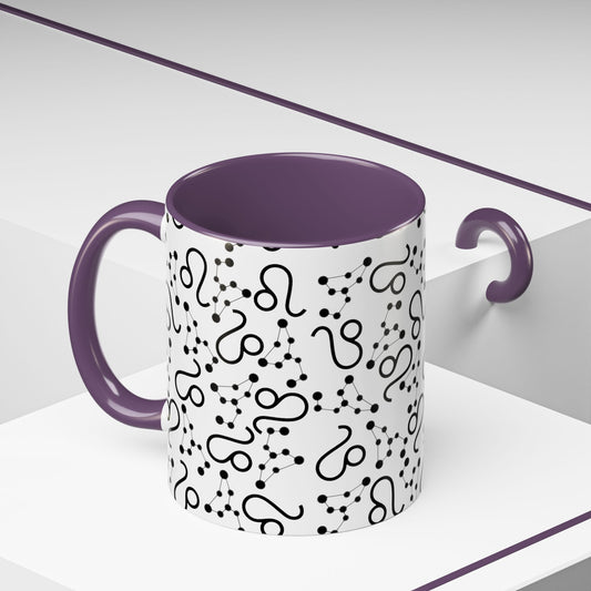 Accent Coffee Mug with the Leo sign (11, 15oz)