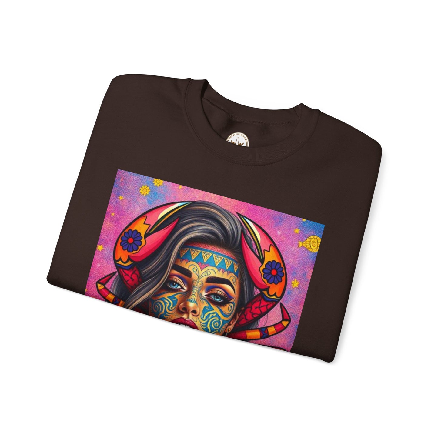 Unisex Heavy Blend™ Crewneck Sweatshirt, Cancer, Zodiac, Sexy Pattern