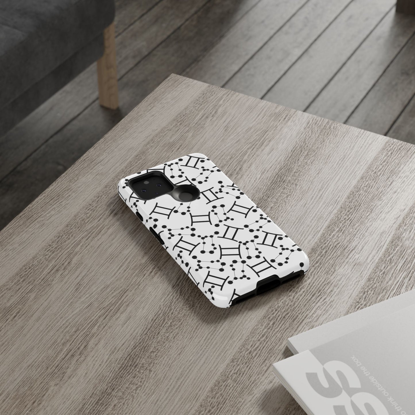 Tough Cases with the Gemini Zodiac sign for iPhone, Samsung Galaxy, and Google Pixel devices