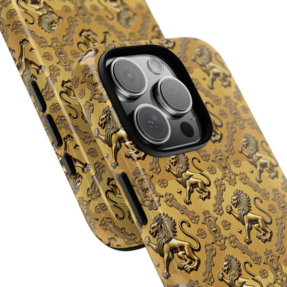 Tough Cases, Leo, Zodiac, Metal Pattern
