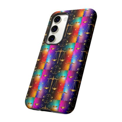 Tough Cases, Libra, Zodiac v1, Metal Pattern