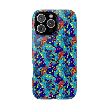 Tough Cases, Pisces, Zodiac v2, Bubble Pattern