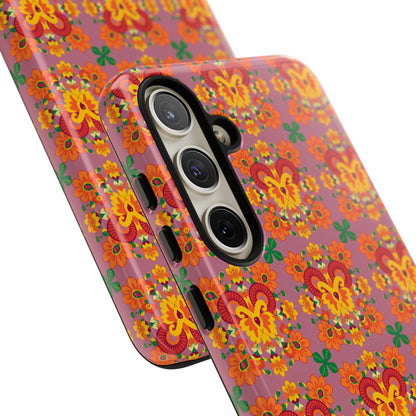 Tough Cases, Aries, Zodiac v1, Flower Pattern